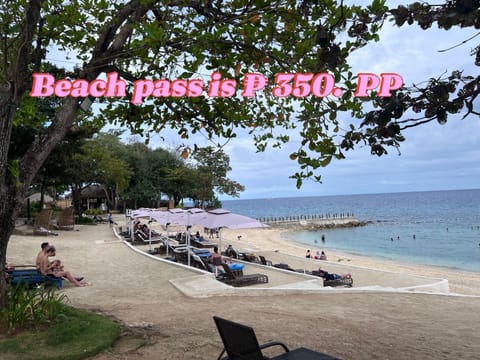 Private beach, white sand, beach shuttle, beach cabanas