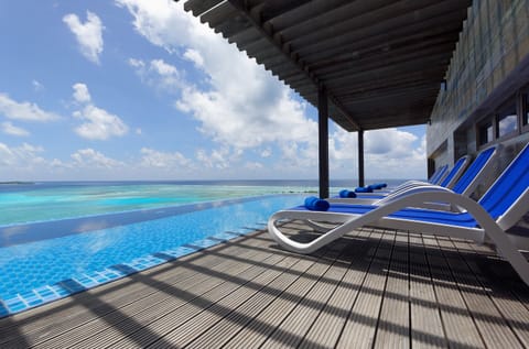 Indoor pool, open 10:00 AM to 8:00 PM, sun loungers