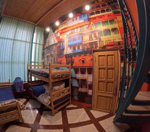 Economy Shared Dormitory | Desk, laptop workspace, blackout drapes, soundproofing