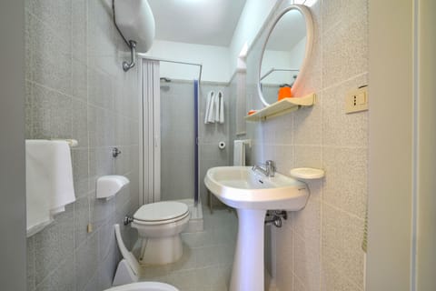 Double Room, 1 Double or 2 Twin Beds, Garden View | Bathroom | Shower, free toiletries, hair dryer, bidet