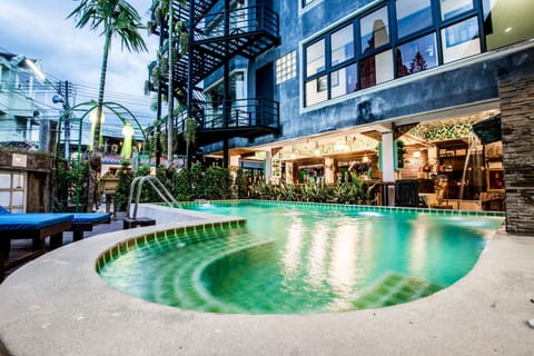 Outdoor pool, open 8:30 AM to 9:00 PM, sun loungers