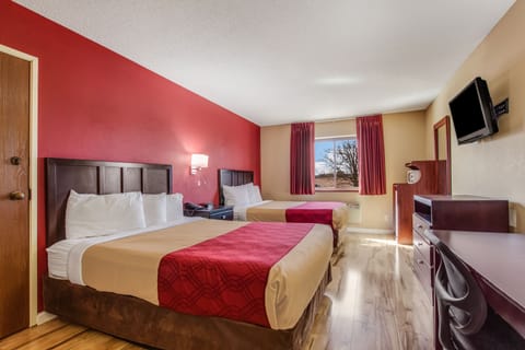 Standard Room, 2 Queen Beds, Non Smoking | Iron/ironing board, free cribs/infant beds, rollaway beds, free WiFi