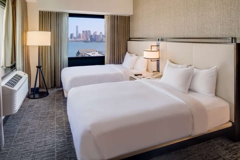 Premier Suite, 2 Double Beds, City View | In-room safe, individually decorated, individually furnished, desk