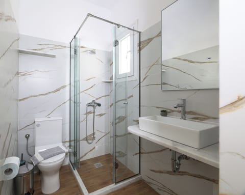 Standard Triple Room | Bathroom | Shower, free toiletries, hair dryer