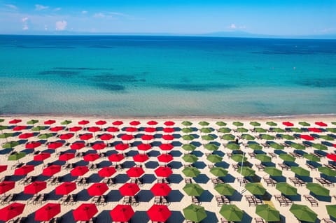 Private beach, beach bar