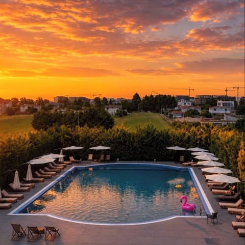 Seasonal outdoor pool
