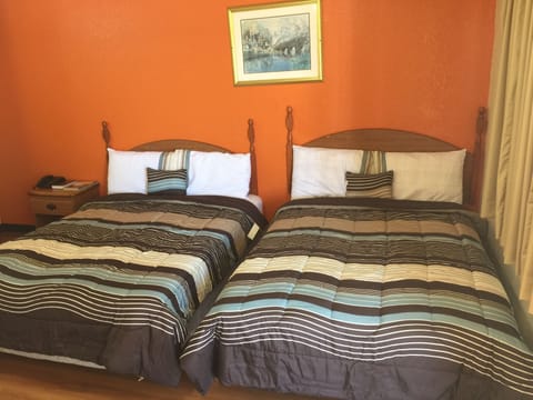 Standard Room, 2 Double Beds, Non Smoking | Desk, iron/ironing board, rollaway beds, free WiFi