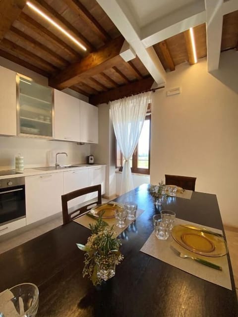 Apartment, Kitchen, Garden View | Private kitchen | Fridge, oven, stovetop, cookware/dishes/utensils