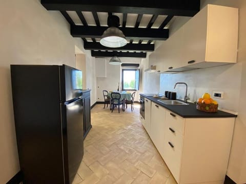 Apartment, Kitchen, Garden View | Private kitchen | Fridge, oven, stovetop, cookware/dishes/utensils