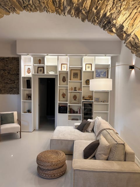 Villa, 2 Bedrooms, Terrace, Sea View | Living area | 40-inch flat-screen TV with digital channels