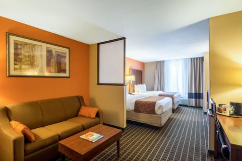 Desk, iron/ironing board, free cribs/infant beds, free WiFi