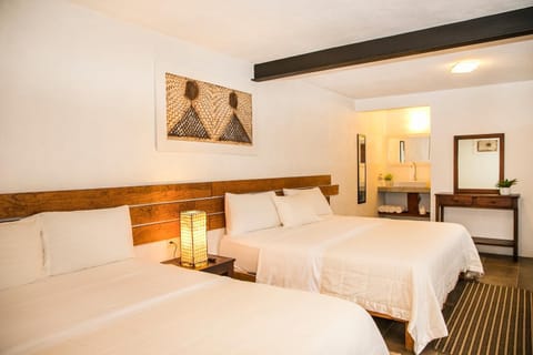 Standard Room, 2 Queen Beds | Free WiFi, bed sheets