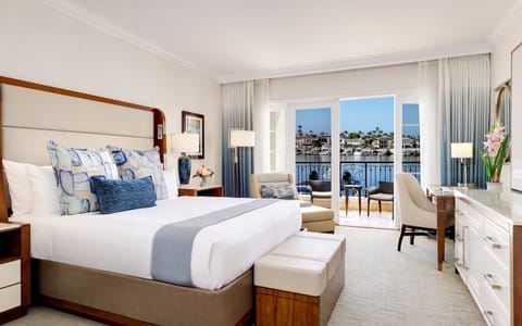 Premium bedding, down comforters, pillowtop beds, in-room safe