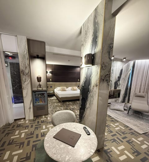 Minibar, in-room safe, desk, laptop workspace