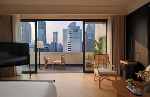 Luxury Double Room, City View | Minibar, blackout drapes, soundproofing, iron/ironing board