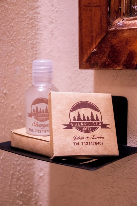 Towels, soap, toilet paper