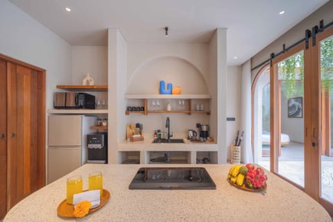 Shared fridge, cleaning supplies