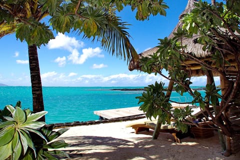 Private beach, sun loungers, beach umbrellas, beach towels