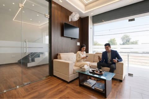 Lobby sitting area