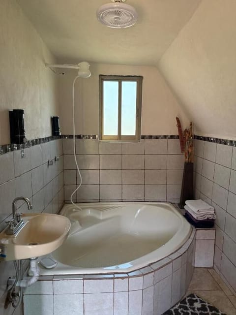 Family Room, Balcony, Mountain View | Bathroom | Bathtub, towels, soap, shampoo