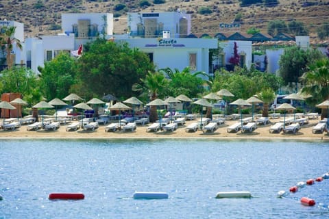 Private beach