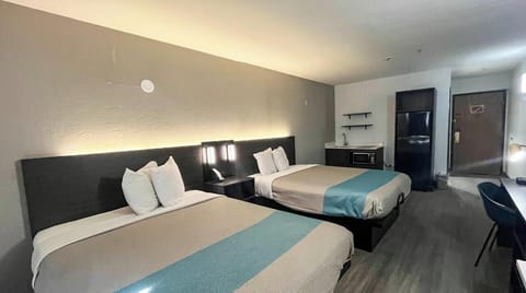 Room, 2 Queen Beds, Non Smoking, Kitchen | Free WiFi, bed sheets