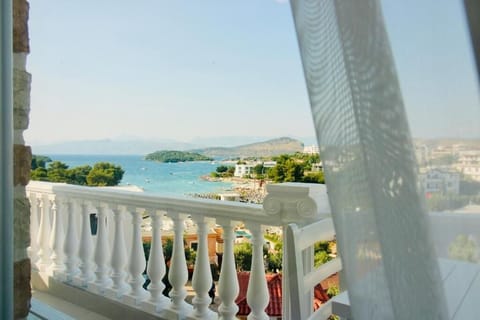 Superior Triple Room, Balcony, Sea View | Property grounds