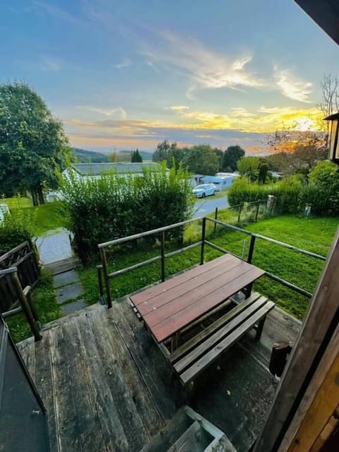 Deluxe Chalet, Valley View | Outdoor dining