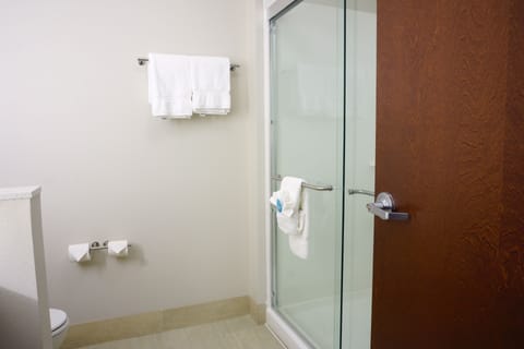 Free toiletries, hair dryer, towels, soap