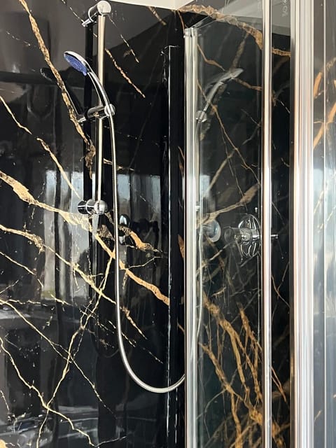 Free toiletries, hair dryer, towels, soap