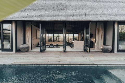 Luxury Villa, Pool View | Desk, iron/ironing board, free WiFi