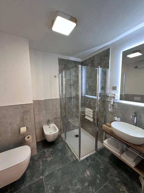 Superior Double or Twin Room | Bathroom | Shower, rainfall showerhead, hair dryer, bathrobes