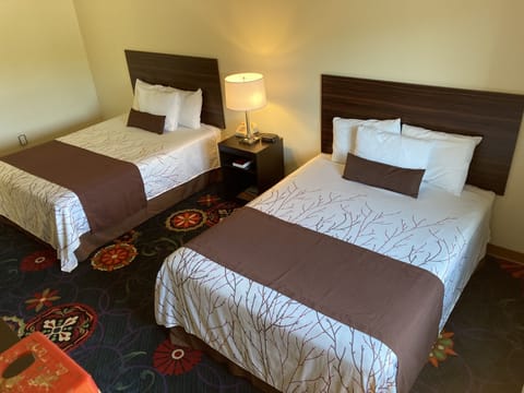 Room, 2 Queen Beds | Premium bedding, desk, blackout drapes, iron/ironing board