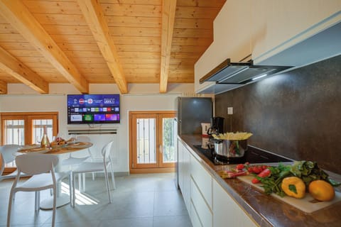 Family Apartment, Multiple Bedrooms (Residenza Lugana - apt 5) | Private kitchen | Fridge, microwave, stovetop, coffee/tea maker