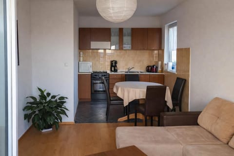 Family Apartment, Multiple Bedrooms (Pool Apt 2 - Novi Vinodolski (Sea) | Living area | 21-inch flat-screen TV with digital channels