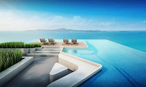 Apartment, 2 Bedrooms, Balcony, Ocean View | Pool | Outdoor pool
