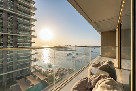 Premier Apartment, 1 Bedroom, Balcony, Partial Sea View | Balcony view