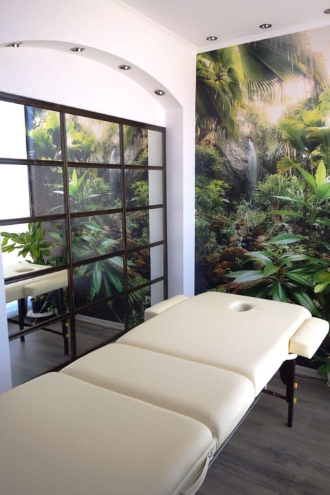 Deep-tissue massages, reflexology, massages