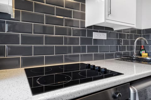 Apartment, Patio, Lake View | Private kitchen | Full-size fridge, microwave