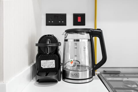 Apartment, Balcony, Sea View | Coffee and/or coffee maker