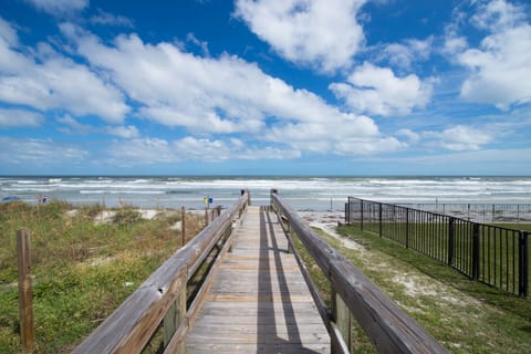On the beach, free beach cabanas