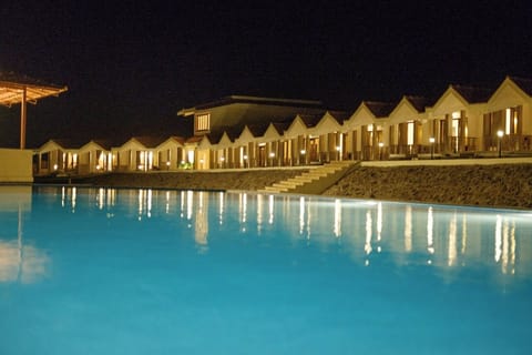 Front of property - evening/night