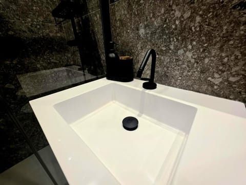 Family Quadruple Room, Patio | Bathroom | Shower, hair dryer, towels, soap