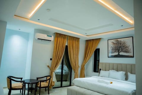 Standard Apartment, Balcony, City View | In-room safe, desk, laptop workspace, blackout drapes