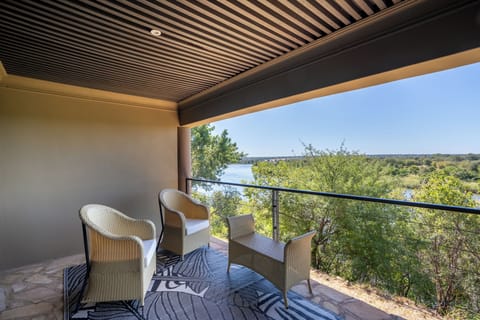 Luxury Double Room, Patio, River View | Terrace/patio