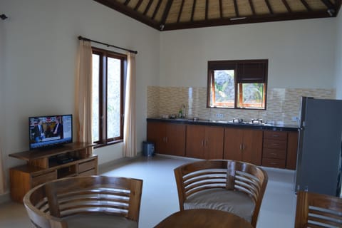 Two Bedroom Villa (pool and ocean view) | Private kitchen | Coffee/tea maker, electric kettle