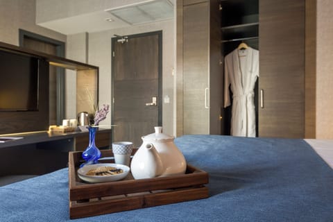 Deluxe Room, Terrace | In-room safe, desk, laptop workspace, soundproofing
