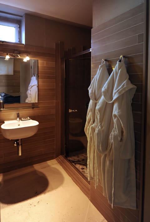 Free toiletries, hair dryer, bidet, towels