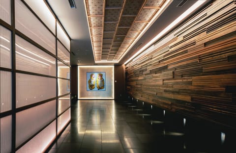 Interior entrance