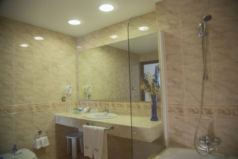 Free toiletries, hair dryer, towels, soap